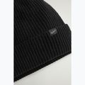 Berretto invernale da uomo Woolrich Knitted Ribbed Beanie black 3