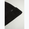 Berretto invernale da uomo Woolrich Knitted Ribbed Beanie black 4