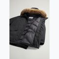 Giacca da uomo Woolrich Polar High Collar Fur nera 6