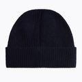 Berretto invernale da uomo Woolrich Knitted Ribbed Beanie melton blue 2