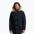 Cappotto imbottito da uomo Woolrich Arctic Detachable Fur Parka melton blue