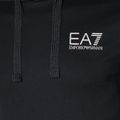 Felpa uomo EA7 Emporio Armani Train Logo Series Hoodie Extended Logo Coft blu notte/bianco con logo 7