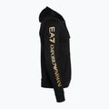 Uomo EA7 Emporio Armani Train Logo Series Hoodie Extended Logo Coft nero/oro felpa con logo 8