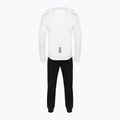 Tuta da uomo EA7 Emporio Armani Train Core ID Hoodie Coft bianco/nero 2