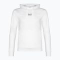 Tuta da uomo EA7 Emporio Armani Train Core ID Hoodie Coft bianco/nero 3