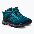 CMP Rigel Mid stivali da trekking per bambini blu 3Q12944J 5