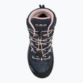 Scarponi da trekking per bambini CMP Rigel Mid Wp asfalto/rosa 5