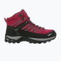 Stivali da trekking da donna CMP Rigel Mid Wp sangria/grigio