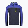 Felpa trekking CMP uomo nero/blu 31L6327/N950