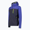 Felpa trekking CMP uomo nero/blu 31L6327/N950 2