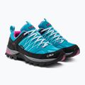Stivali da trekking da donna CMP Rigel Low blu chiaro 4