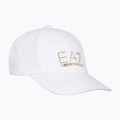 Cappello da baseball donna EA7 Emporio Armani Train Evolution bianco