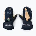 Guanti da snowboard per bambini Level Animal Mitt blu cielo 2