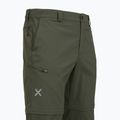 Pantaloni trekking da uomo Montura Valbruna Zip Off verde salvia 3