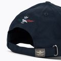 Cappello da baseball da uomo Aeronautica Militare in cotone con emblema blu navy 5