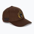 Cappello da baseball da uomo Aeronautica Militare in cotone con emblema di cioccolato