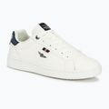 Uomo Aeronautica Militare Eco Pelle Con Aquila scarpe bianco sporco