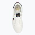 Uomo Aeronautica Militare Eco Pelle Con Aquila scarpe bianco sporco 5
