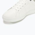 Uomo Aeronautica Militare Eco Pelle Con Aquila scarpe bianco sporco 7