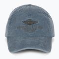 Cappello da baseball da uomo dell'Aeronautica Militare trattato con pigmenti blu navy 2