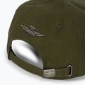 Cappello da baseball verde militare da uomo Aeronautica Militare Basic con aquila in metallo 5