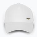 Cappello da baseball da uomo Aeronautica Militare Basic con aquila in metallo bianco sporco 2