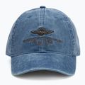 Cappello da baseball da uomo dell'Aeronautica Militare trattato con pigmenti blu navy