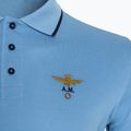 Polo Aeronautica Militare Essential uomo blu chiaro 3