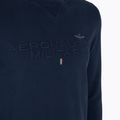 Felpa uomo Aeronautica Militare 251FE1985F539 blu navy washed 3