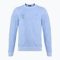 Felpa da uomo Aeronautica Militare Girocollo lavaggio blu ghiaccio