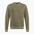 Felpa da uomo Aeronautica Militare Girocollo lavaggio oliva militare
