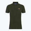 Polo Aeronautica Militare Essential verde scuro da uomo