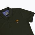 Polo Aeronautica Militare Essential verde scuro da uomo 3