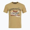 T-shirt Aeronautica Militare Tornado uomo antilope beige
