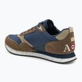 Scarpe da uomo Aeronautica Militare 252SC0288UCT03545 navy blue/brown 3