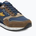 Scarpe da uomo Aeronautica Militare 252SC0288UCT03545 navy blue/brown 7