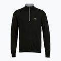Maglione uomo Aeronautica Militare 1/2 Zip jet black
