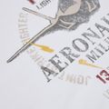 Maglietta da uomo Aeronautica Militare TS2536UJ00641 off white 3