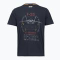 Maglietta da uomo Aeronautica Militare TS2536UJ00641 navy blue