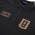 Maglietta da uomo Aeronautica Militare PO1927UP00191 Polo jet black 3