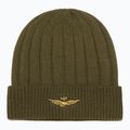 Berretto invernale da uomo Czapka Aeronautica Militare 262CU0098UL00485 verde militare