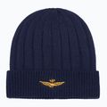 Berretto invernale da uomo Czapka Aeronautica Militare 262CU0098UL00485 blu navy