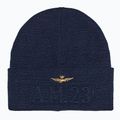 Berretto invernale da uomo Czapka Aeronautica Militare 262CU0099UL00949 Blu Navy
