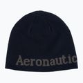 Berretto invernale da uomo Czapka Aeronautica Militare 262CU0093UL00450 Blu Navy