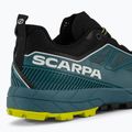 Scarponi da trekking da uomo SCARPA Rapid blu/acido lime 9