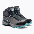 Scarponi da trekking da donna SCARPA Rush GTX grigio scuro/acqua 5
