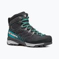 Stivali da trekking da donna SCARPA Mescalito TRK GTX antracite scuro/verde tropicale 11