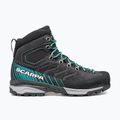 Stivali da trekking da donna SCARPA Mescalito TRK GTX antracite scuro/verde tropicale 12
