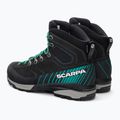 Stivali da trekking da donna SCARPA Mescalito TRK GTX antracite scuro/verde tropicale 3