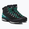 Stivali da trekking da donna SCARPA Mescalito TRK GTX antracite scuro/verde tropicale 4